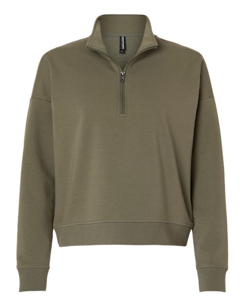 Independent Trading Co. Women's Perform Quarter-Zip Pullover-1