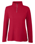 CORE365 Women's Fusion ChromaSoft Pique Quarter-Zip Pullover-1
