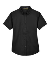 CORE365 Women's Optimum Short Sleeve Twill Shirt-1