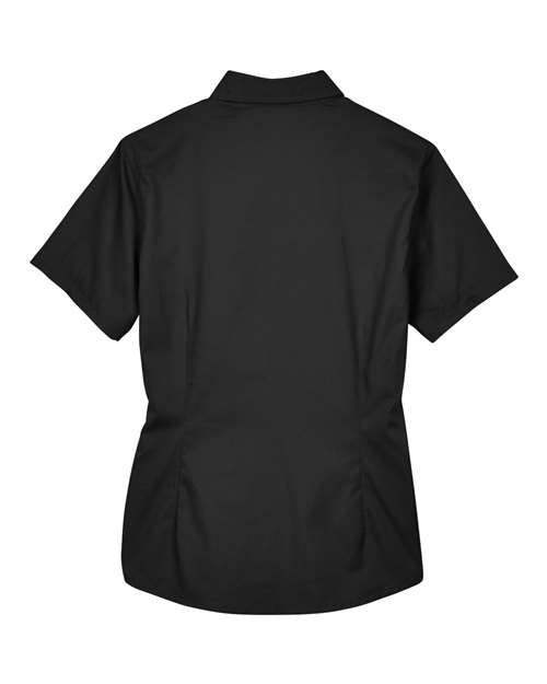 CORE365 Women's Optimum Short Sleeve Twill Shirt-2