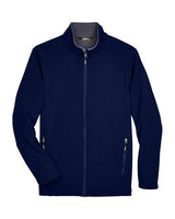 CORE365 Men's Tall Cruise Two-Layer Fleece Bonded Soft Shell Jacket-1