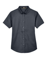 CORE365 Women's Optimum Short Sleeve Twill Shirt-1