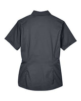 CORE365 Women's Optimum Short Sleeve Twill Shirt-2
