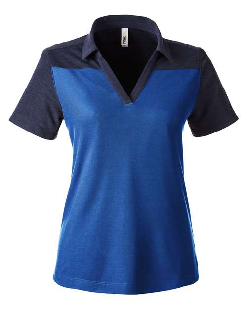 CORE365 Women's Fusion ChromaSoft Colorblock Polo-1