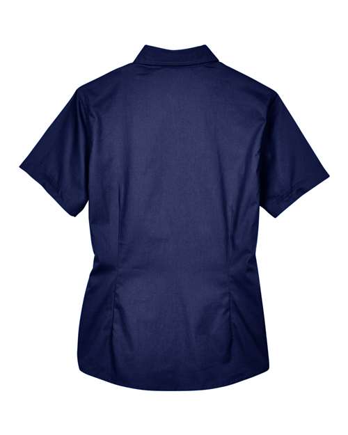 CORE365 Women's Optimum Short Sleeve Twill Shirt-2