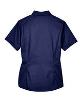 CORE365 Women's Optimum Short Sleeve Twill Shirt-2