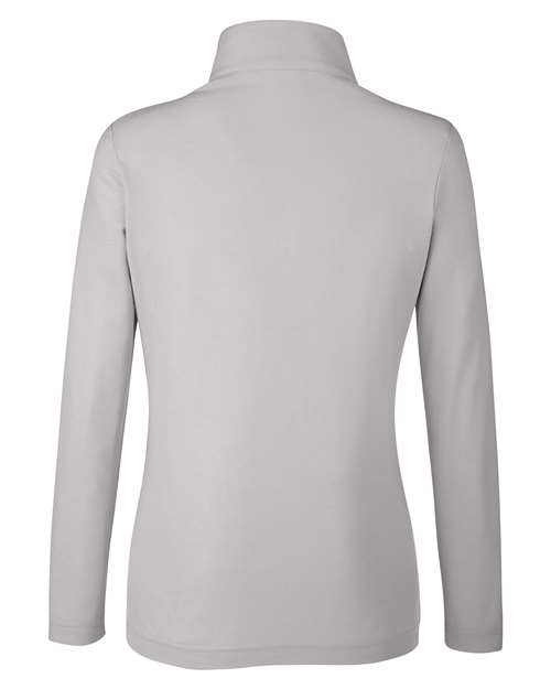 CORE365 Women's Fusion ChromaSoft Pique Quarter-Zip Pullover-2