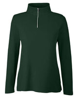 CORE365 Women's Fusion ChromaSoft Pique Quarter-Zip Pullover-1