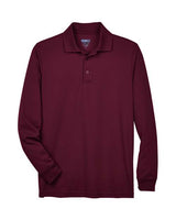 CORE365 Men's Pinnacle Performance Long Sleeve Piqué Polo-1
