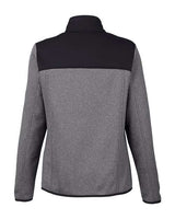 CORE365 Women's Venture Heathered Stripe Hybrid Jacket-2