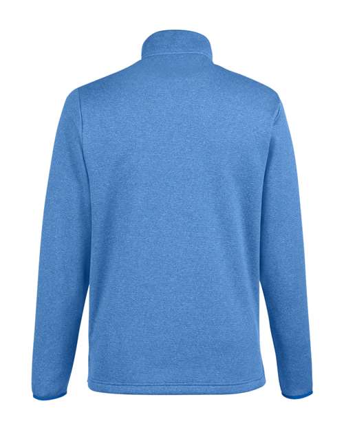 CORE365 Men's Venture Heathered Stripe Quarter-Zip Pullover-2