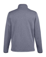 CORE365 Men's Venture Heathered Stripe Quarter-Zip Pullover-2
