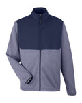 CORE365 Men's Venture Heathered Stripe Hybrid Jacket-1