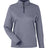 CORE365 Women's Venture Heathered Stripe Quarter-Zip Pullover-1