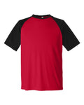 Team 365 Men's Zone Colorblock Raglan T-Shirt-1