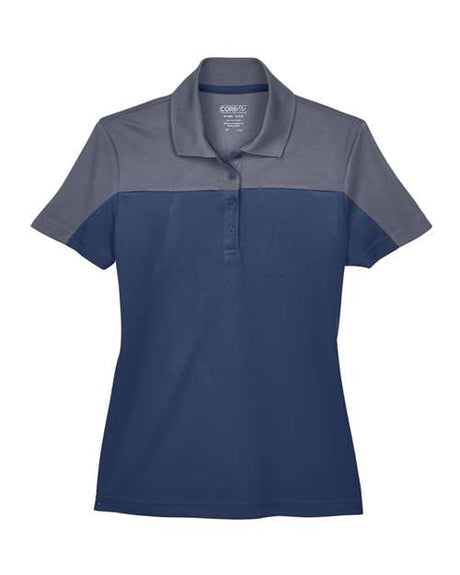 CORE365 Women's Balance Colorblock Performance Piqué Polo-1