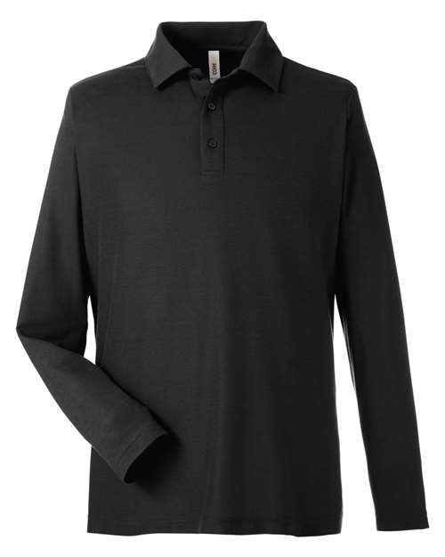 CORE365 Men's Fusion ChromaSoft Long Sleeve Pique Polo-1