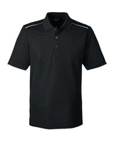 CORE365 Men's Radiant Performance Piqué Polo with Reflective Piping