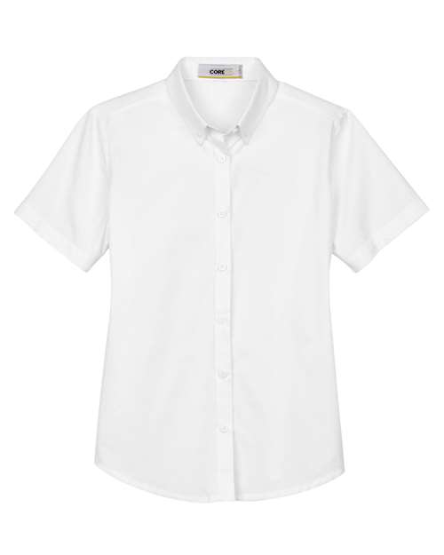 CORE365 Women's Optimum Short Sleeve Twill Shirt-1