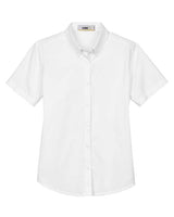 CORE365 Women's Optimum Short Sleeve Twill Shirt-1