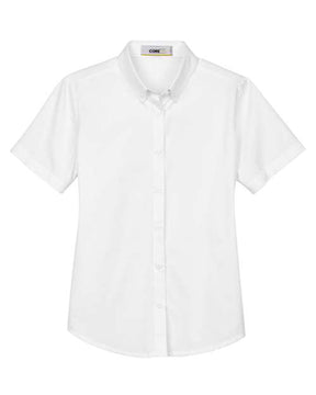 CORE365 Women's Optimum Short Sleeve Twill Shirt-1