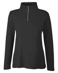 CORE365 Women's Fusion ChromaSoft Pique Quarter-Zip Pullover-1