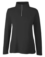 CORE365 Women's Fusion ChromaSoft Pique Quarter-Zip Pullover-1