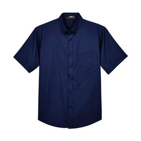 CORE365 Men's Tall Optimum Short Sleeve Twill Dress Shirt-1