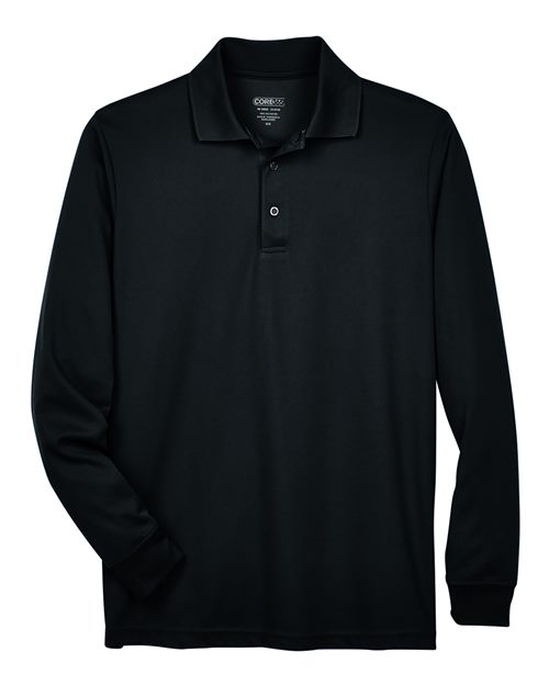 CORE365 Men's Tall Pinnacle Performance Long Sleeve Piqué Polo-1