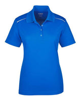 CORE365 Women's Radiant Performance Piqué Polo with Reflective Piping