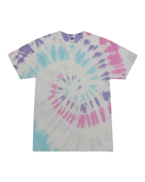 Colortone Men's Multi-Color Tie-Dyed T-Shirt