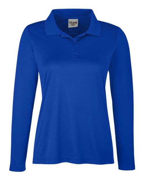 Team 365 Women's Zone Performance Long Sleeve Polo-1