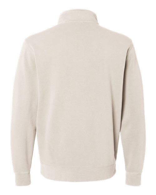 Independent Trading Co. Men's Pigment-Dyed Quarter-Zip Pullover-2