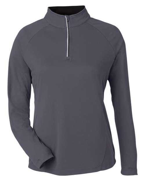 CORE365 Women's Origin Performance Pique Quarter-Zip Pullover-1