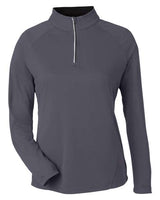 CORE365 Women's Origin Performance Pique Quarter-Zip Pullover-1