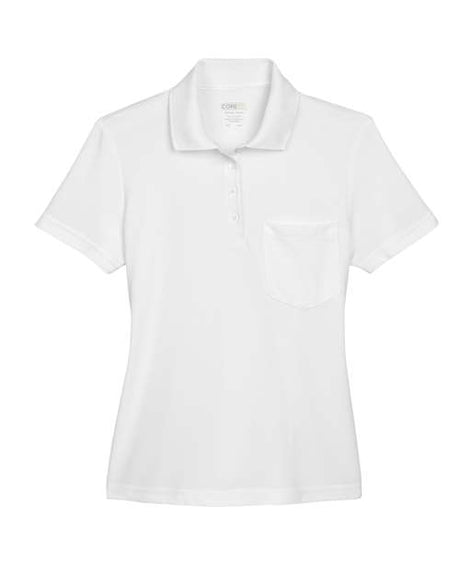 CORE365 Women's Origin Performance Piqué Polo with Pocket-1
