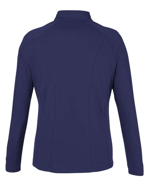 CORE365 Women's Origin Performance Pique Quarter-Zip Pullover-2