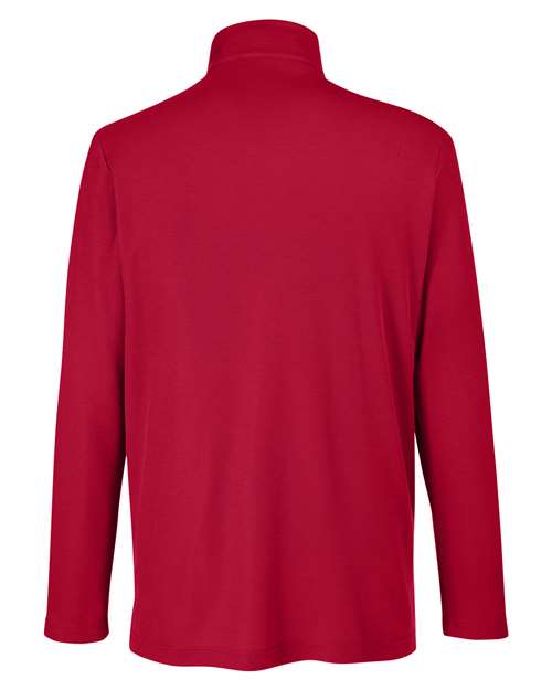 CORE365 Men's Fusion ChromaSoft Pique Quarter-Zip Pullover-2