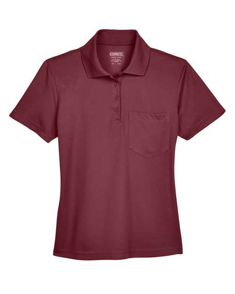 CORE365 Women's Origin Performance Piqué Polo with Pocket-1