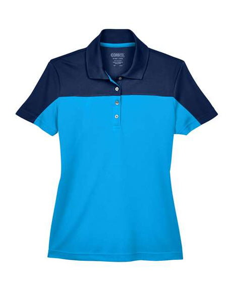 CORE365 Women's Balance Colorblock Performance Piqué Polo-1
