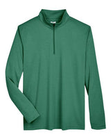 Team 365 Men's Zone Sonic Heather Performance Quarter-Zip Pullover-1