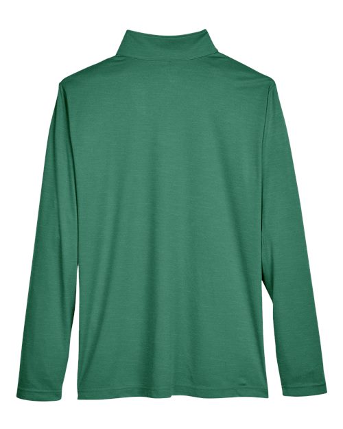 Team 365 Men's Zone Sonic Heather Performance Quarter-Zip Pullover-2
