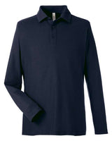 CORE365 Men's Fusion ChromaSoft Long Sleeve Pique Polo-1