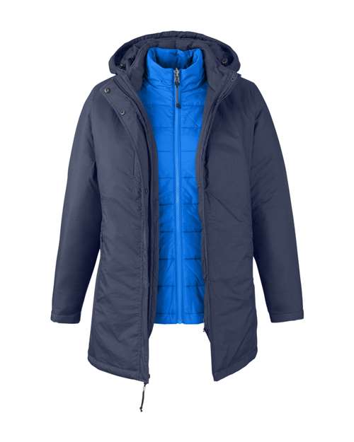 CORE365 Women's Inspire 3-in-1 Jacket with Insulated Liner-1