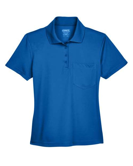 CORE365 Women's Origin Performance Piqué Polo with Pocket-1