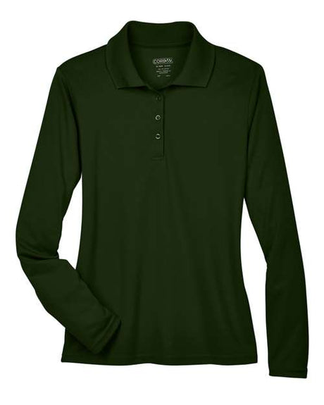 CORE365 Women's Pinnacle Performance Long Sleeve Piqué Polo-1