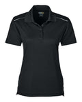 CORE365 Women's Radiant Performance Piqué Polo with Reflective Piping