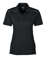 CORE365 Women's Radiant Performance Piqué Polo with Reflective Piping
