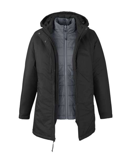 CORE365 Women's Inspire 3-in-1 Jacket with Insulated Liner-1