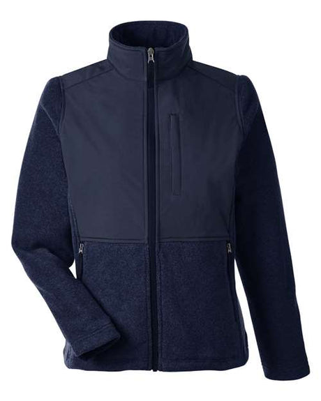 CORE365 Women's Journey Summit Hybrid Full-Zip-1